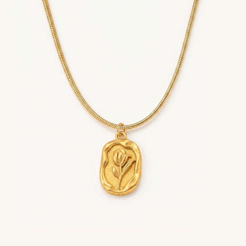 Rose Pendant Necklace for Women