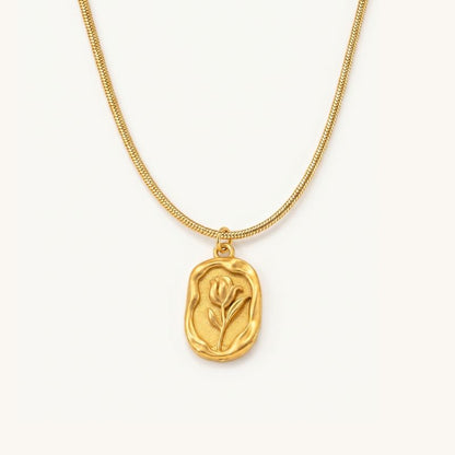 Rose Pendant Necklace for Women