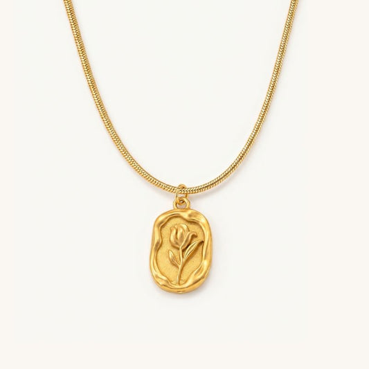 Rose Pendant Necklace for Women