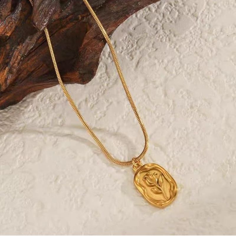 Rose Pendant Necklace for Women