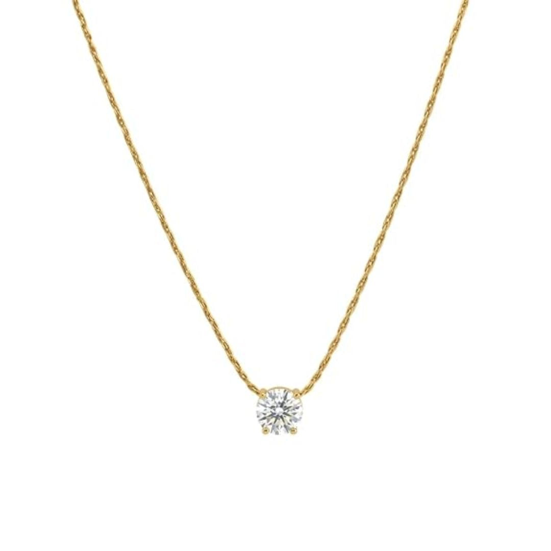 Dewdrop Anti Tarnish Pendant Necklace for Women | Minimal Gold Tone Locket Necklace