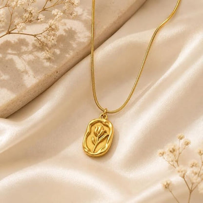Rose Pendant Necklace for Women