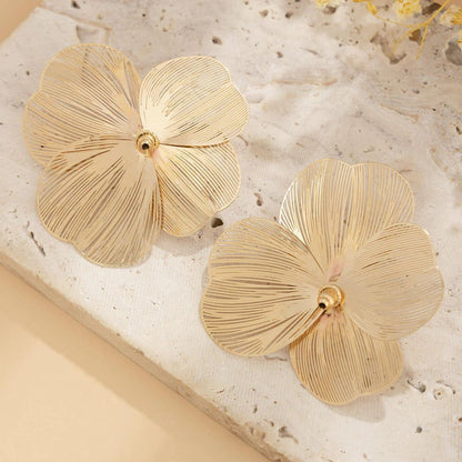Petal Pearl Statement Earrings