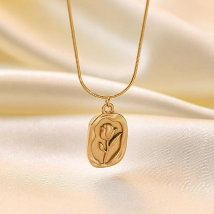 Rose Pendant Necklace for Women