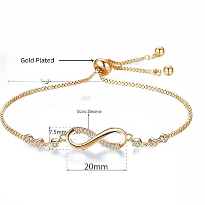 Adjustable Infinity Bracelet for Women Jewelry